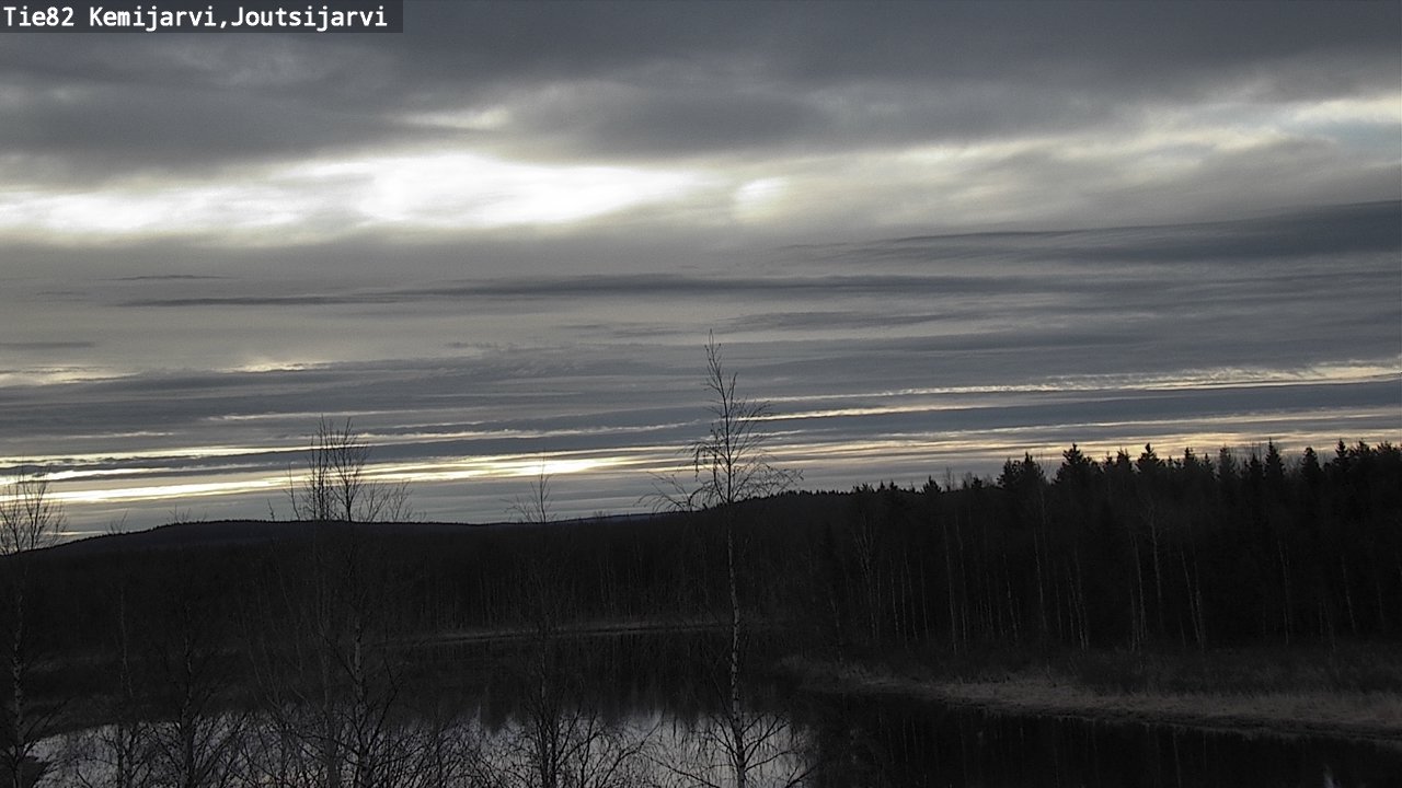 Weather Camera Image Väg 82 Kemijärvi, Joutsijärvi, Kemijärvi, Lappi