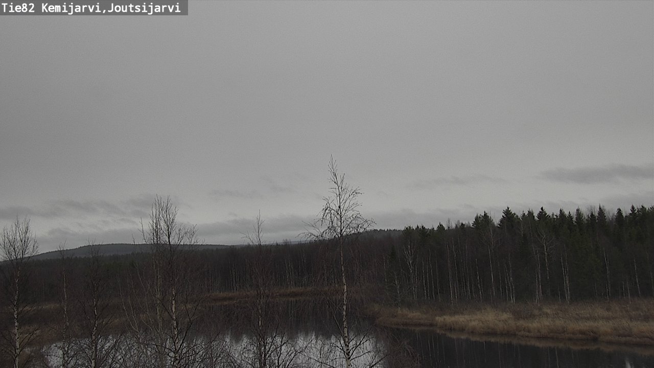 Weather Camera Image Väg 82 Kemijärvi, Joutsijärvi, Kemijärvi, Lappi
