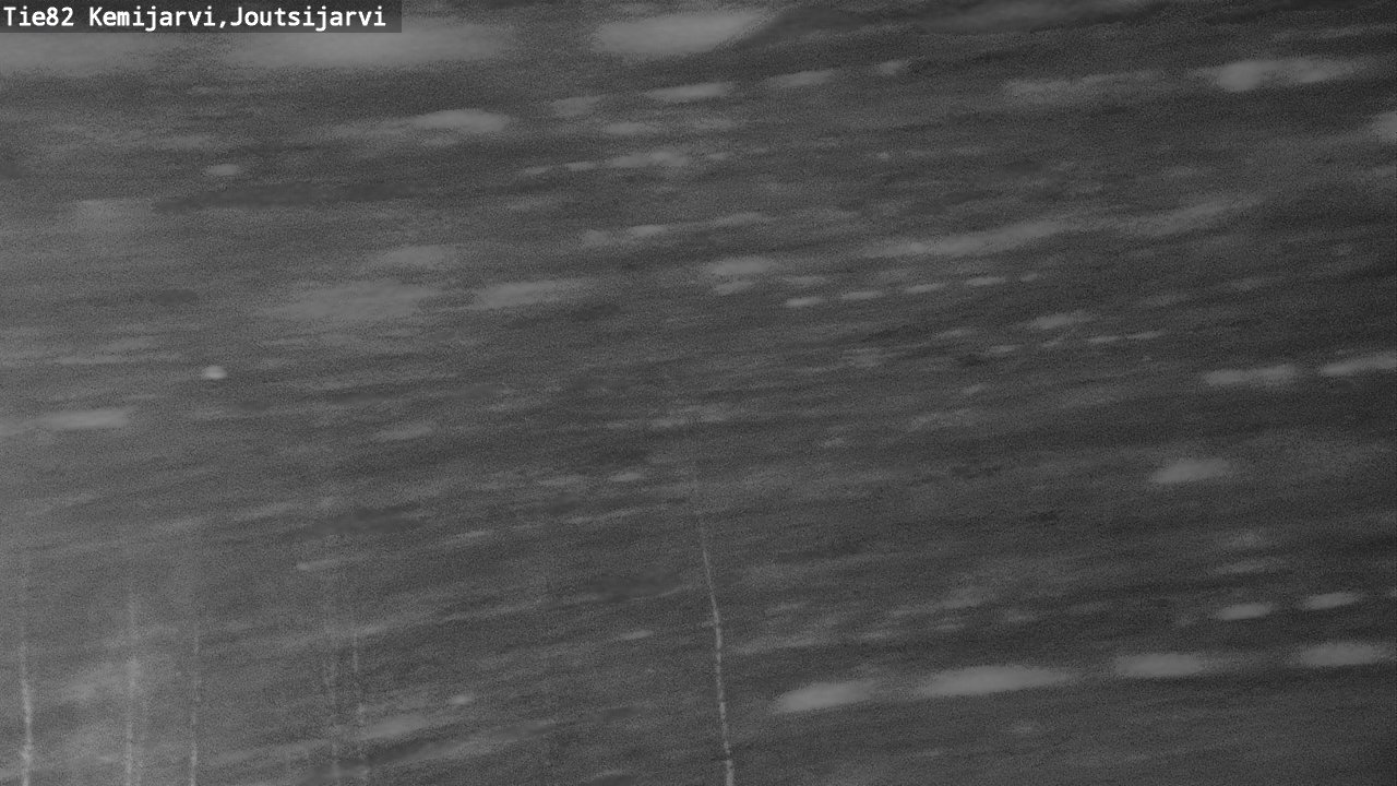 Weather Camera Image Road 82 Kemijärvi, Joutsijärvi, Kemijärvi, Lappi