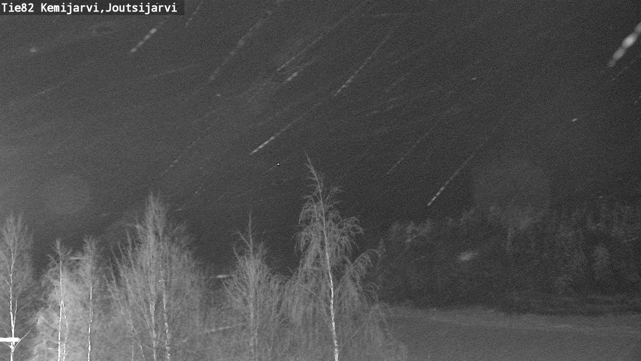 Weather Camera Image Road 82 Kemijärvi, Joutsijärvi, Kemijärvi, Lappi