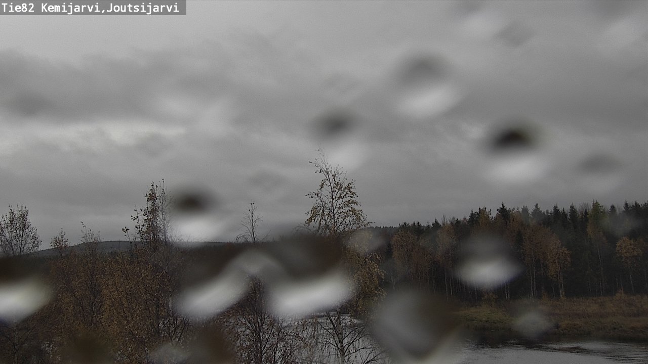 Weather Camera Image Road 82 Kemijärvi, Joutsijärvi, Kemijärvi, Lappi
