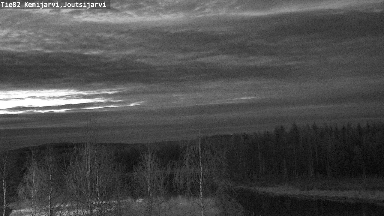 Weather Camera Image Väg 82 Kemijärvi, Joutsijärvi, Kemijärvi, Lappi
