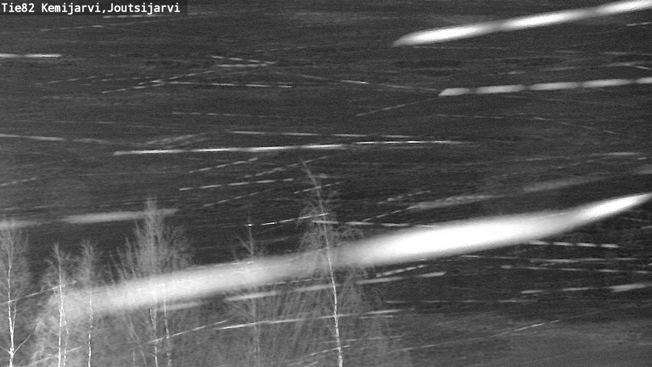 Weather Camera Image Road 82 Kemijärvi, Joutsijärvi, Kemijärvi, Lappi
