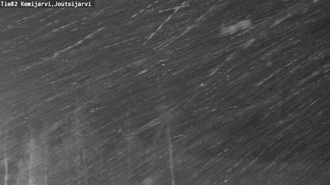 Weather Camera Image Road 82 Kemijärvi, Joutsijärvi, Kemijärvi, Lappi