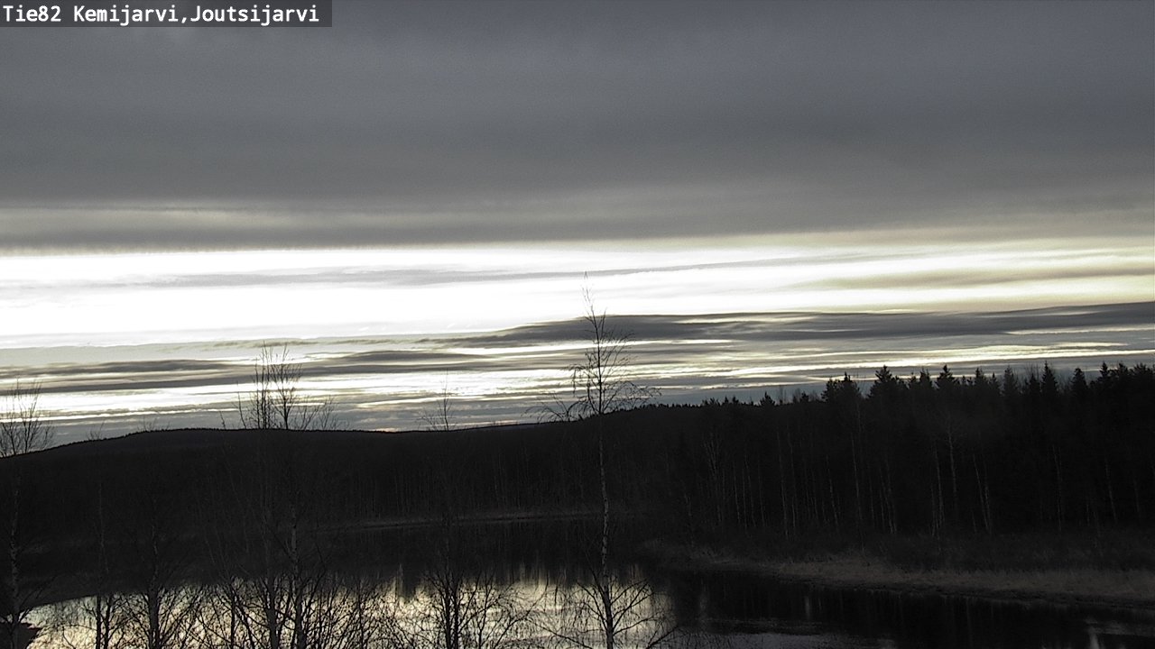 Weather Camera Image Väg 82 Kemijärvi, Joutsijärvi, Kemijärvi, Lappi