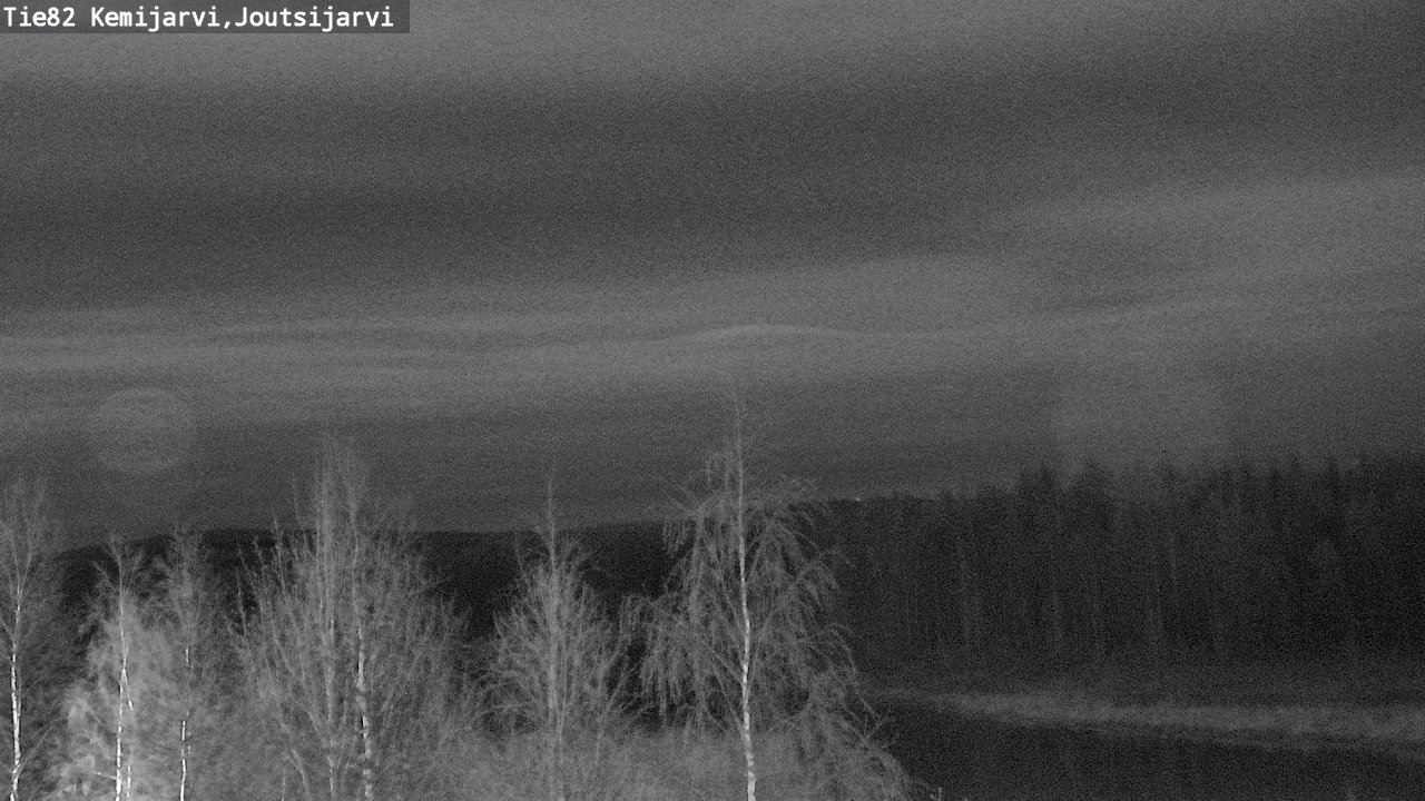 Weather Camera Image Väg 82 Kemijärvi, Joutsijärvi, Kemijärvi, Lappi