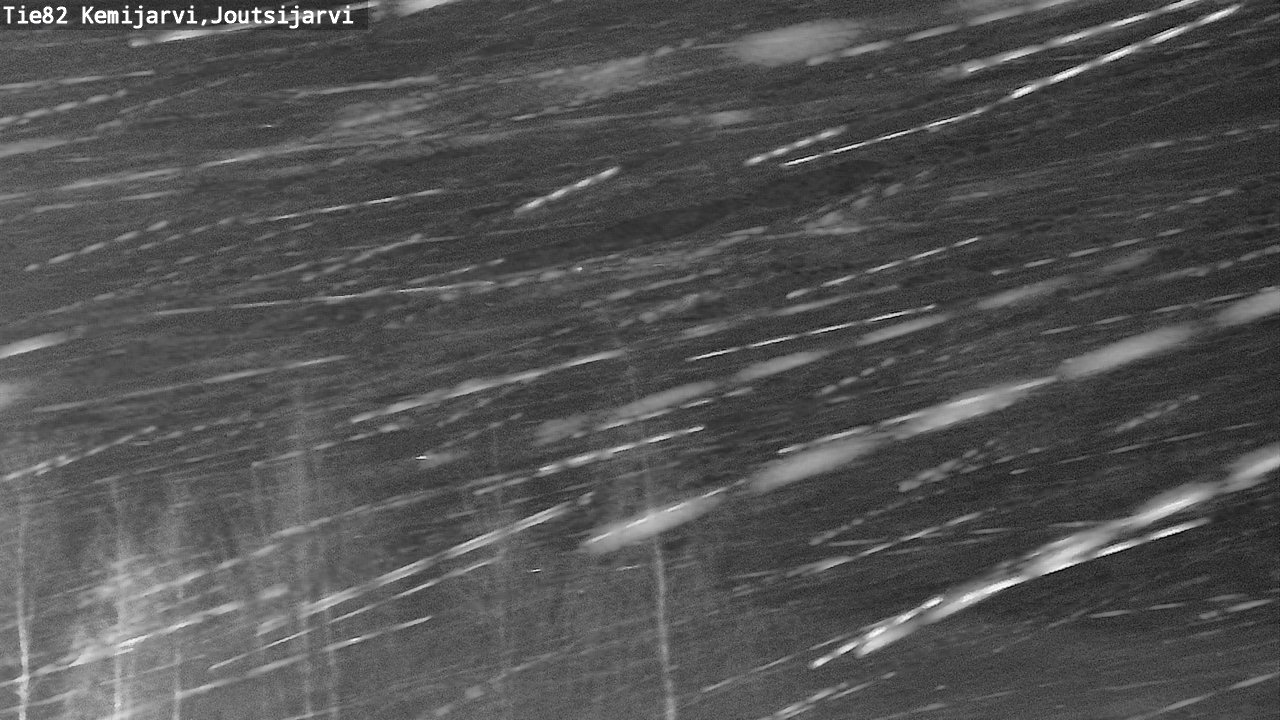 Weather Camera Image Road 82 Kemijärvi, Joutsijärvi, Kemijärvi, Lappi
