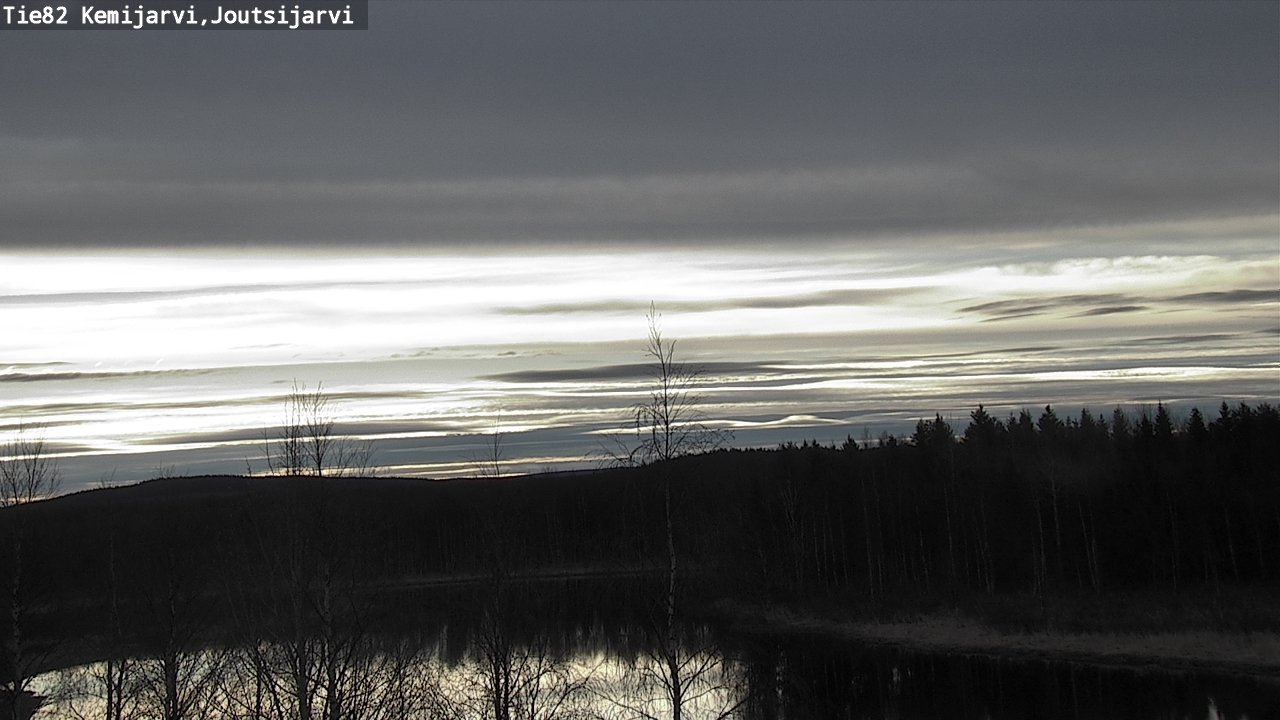 Weather Camera Image Väg 82 Kemijärvi, Joutsijärvi, Kemijärvi, Lappi