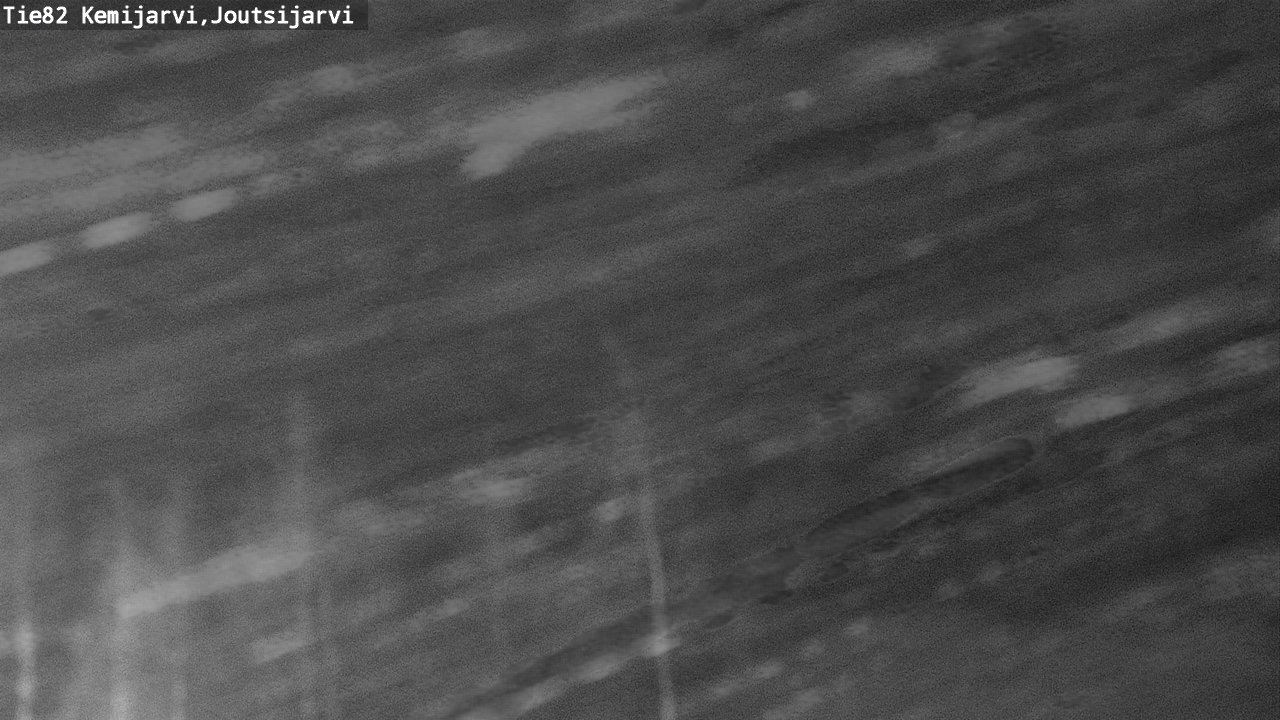 Weather Camera Image Road 82 Kemijärvi, Joutsijärvi, Kemijärvi, Lappi