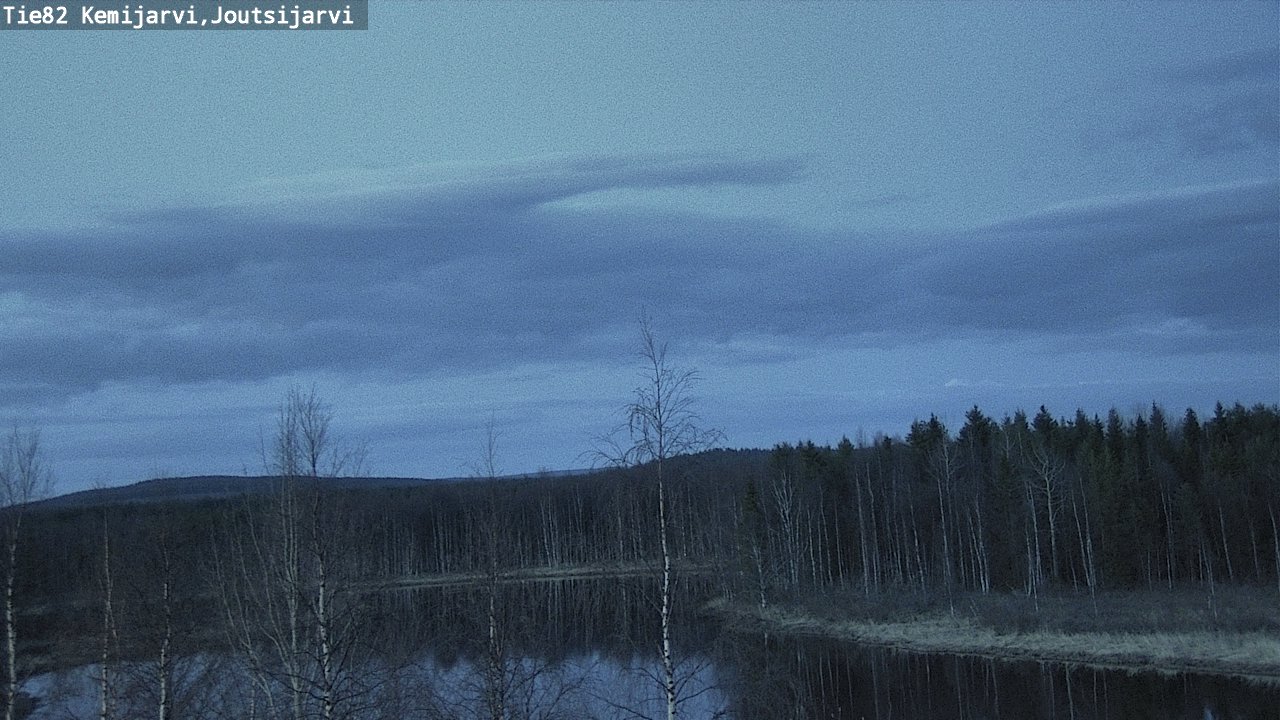 Weather Camera Image Road 82 Kemijärvi, Joutsijärvi, Kemijärvi, Lappi