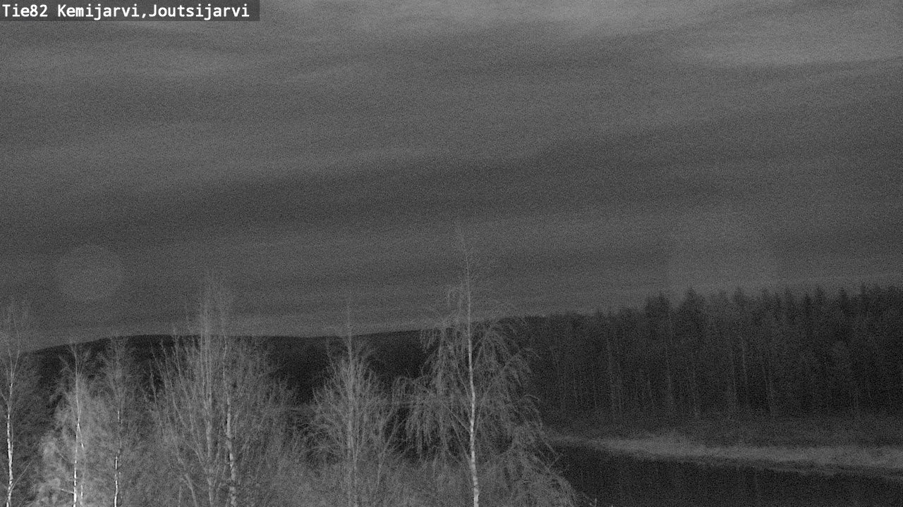 Weather Camera Image Väg 82 Kemijärvi, Joutsijärvi, Kemijärvi, Lappi