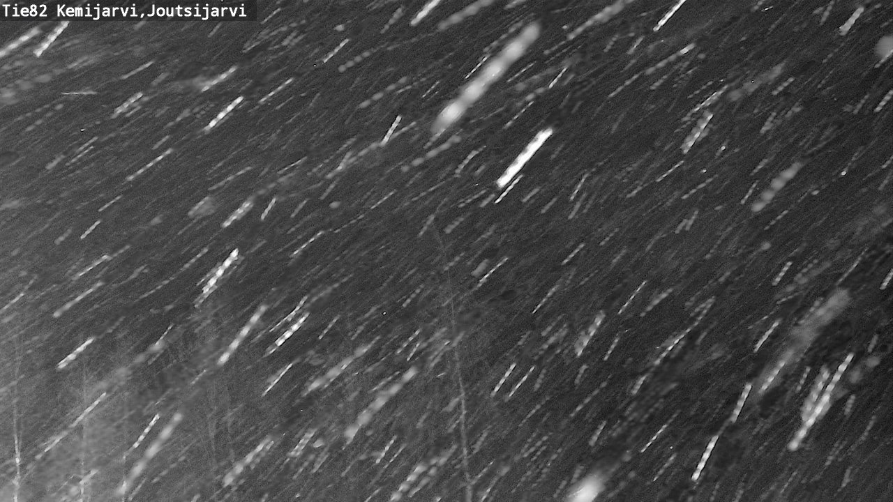 Weather Camera Image Road 82 Kemijärvi, Joutsijärvi, Kemijärvi, Lappi