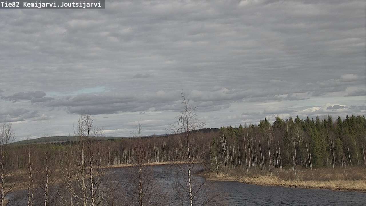Weather Camera Image Väg 82 Kemijärvi, Joutsijärvi, Kemijärvi, Lappi