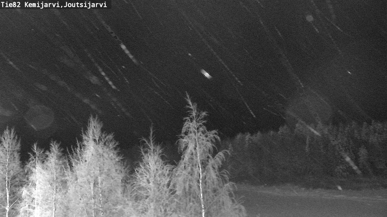 Weather Camera Image Road 82 Kemijärvi, Joutsijärvi, Kemijärvi, Lappi