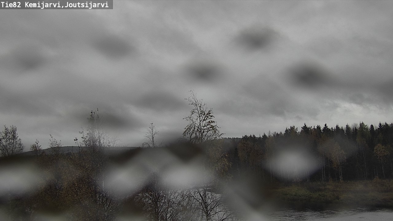 Weather Camera Image Road 82 Kemijärvi, Joutsijärvi, Kemijärvi, Lappi