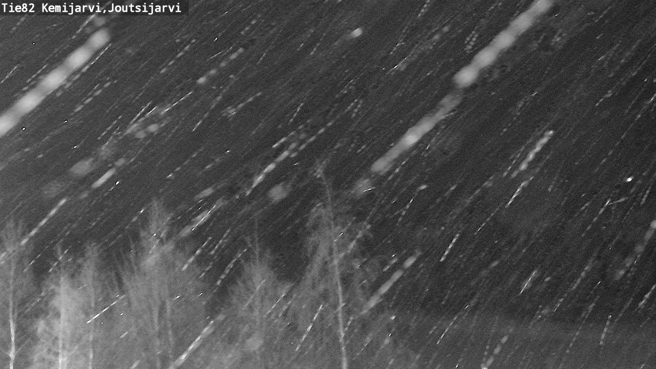 Weather Camera Image Road 82 Kemijärvi, Joutsijärvi, Kemijärvi, Lappi