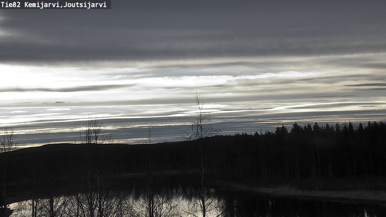 Weather Camera Image Väg 82 Kemijärvi, Joutsijärvi, Kemijärvi, Lappi