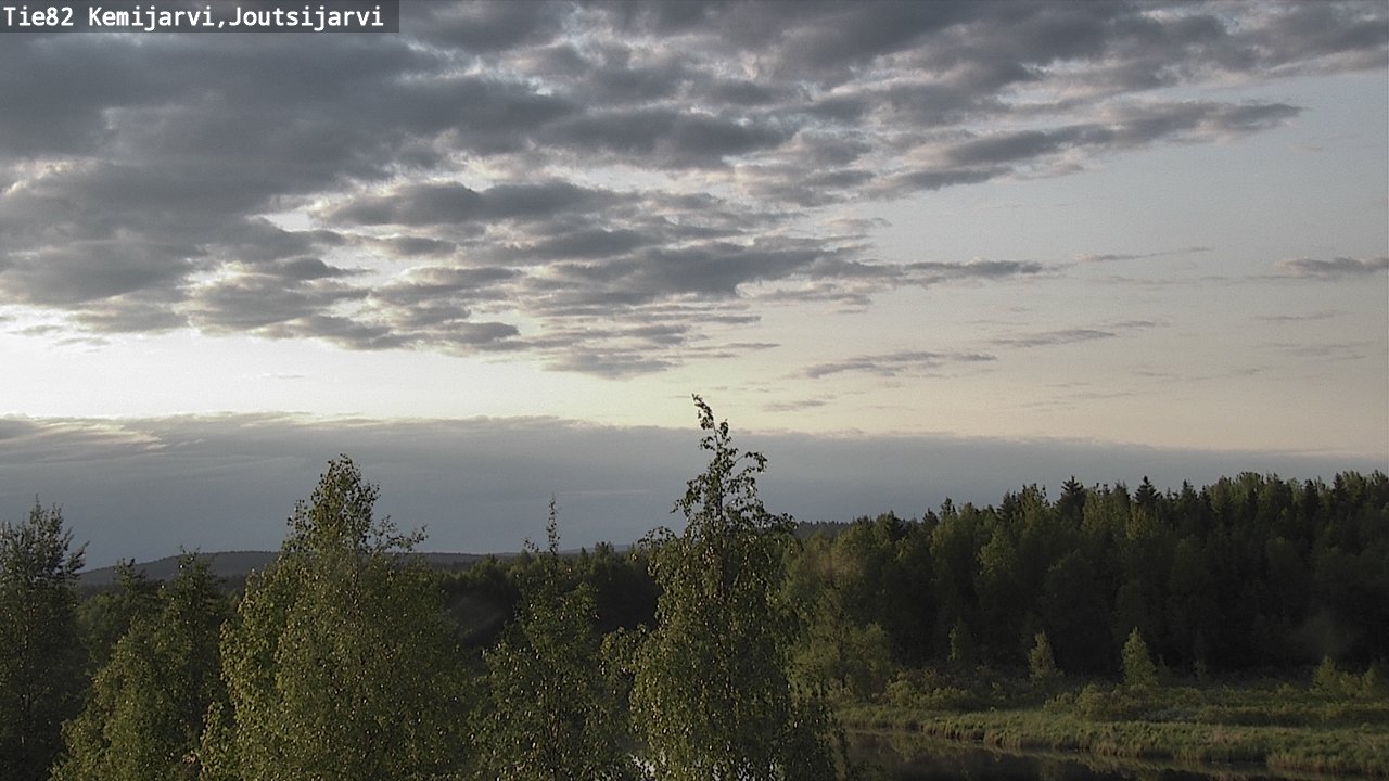 Weather Camera Image Road 82 Kemijärvi, Joutsijärvi, Kemijärvi, Lappi