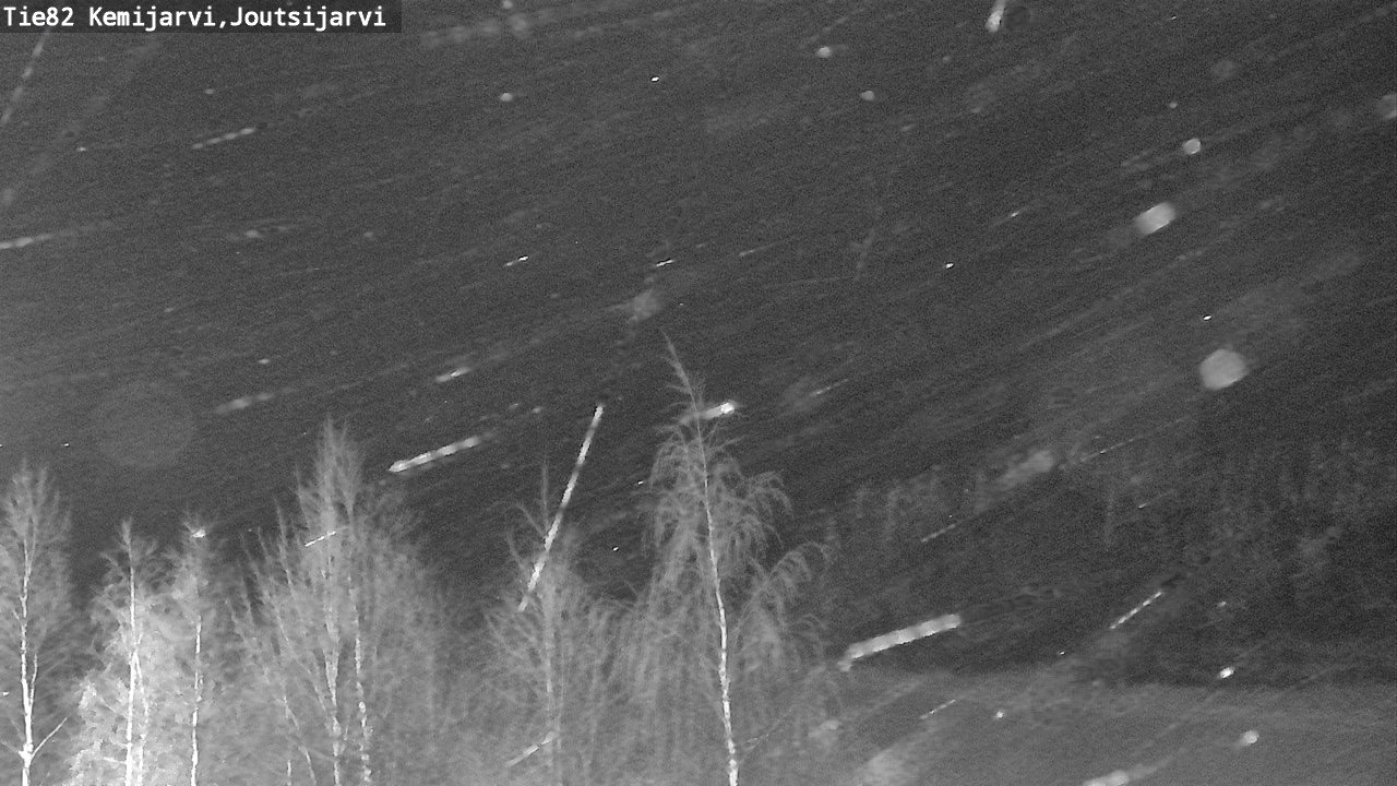 Weather Camera Image Road 82 Kemijärvi, Joutsijärvi, Kemijärvi, Lappi