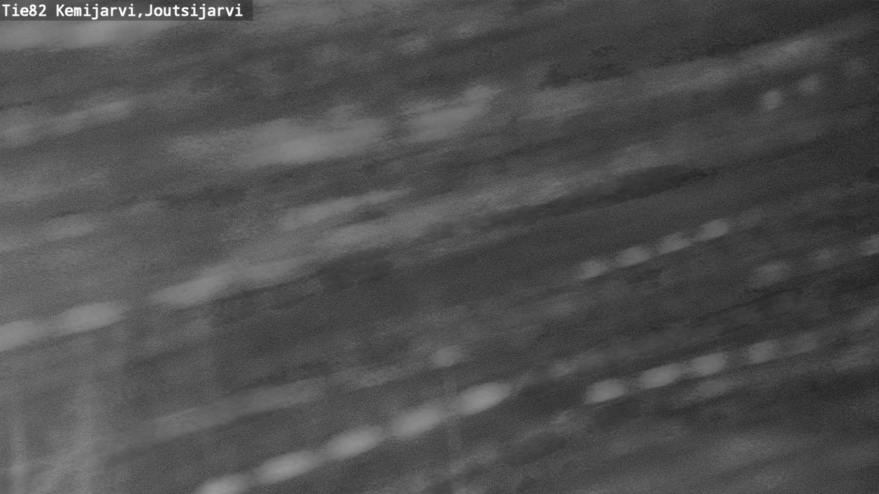 Weather Camera Image Road 82 Kemijärvi, Joutsijärvi, Kemijärvi, Lappi