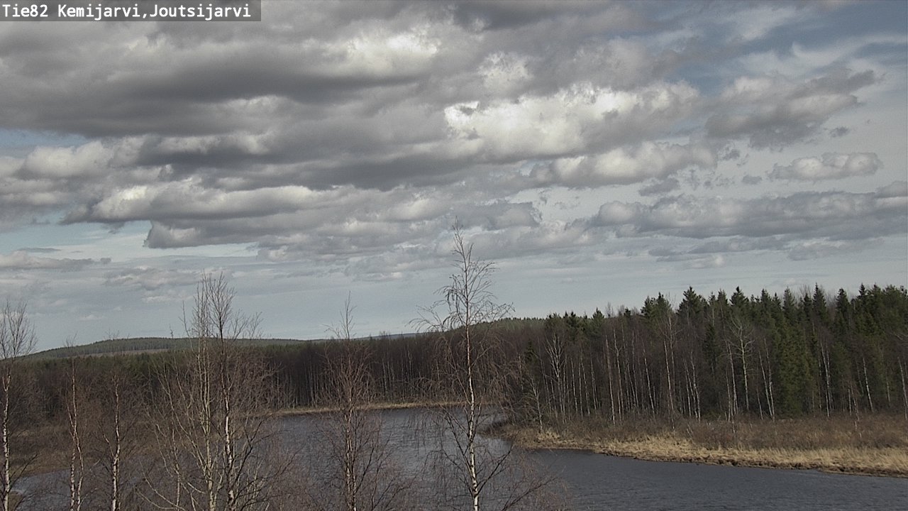 Weather Camera Image Väg 82 Kemijärvi, Joutsijärvi, Kemijärvi, Lappi