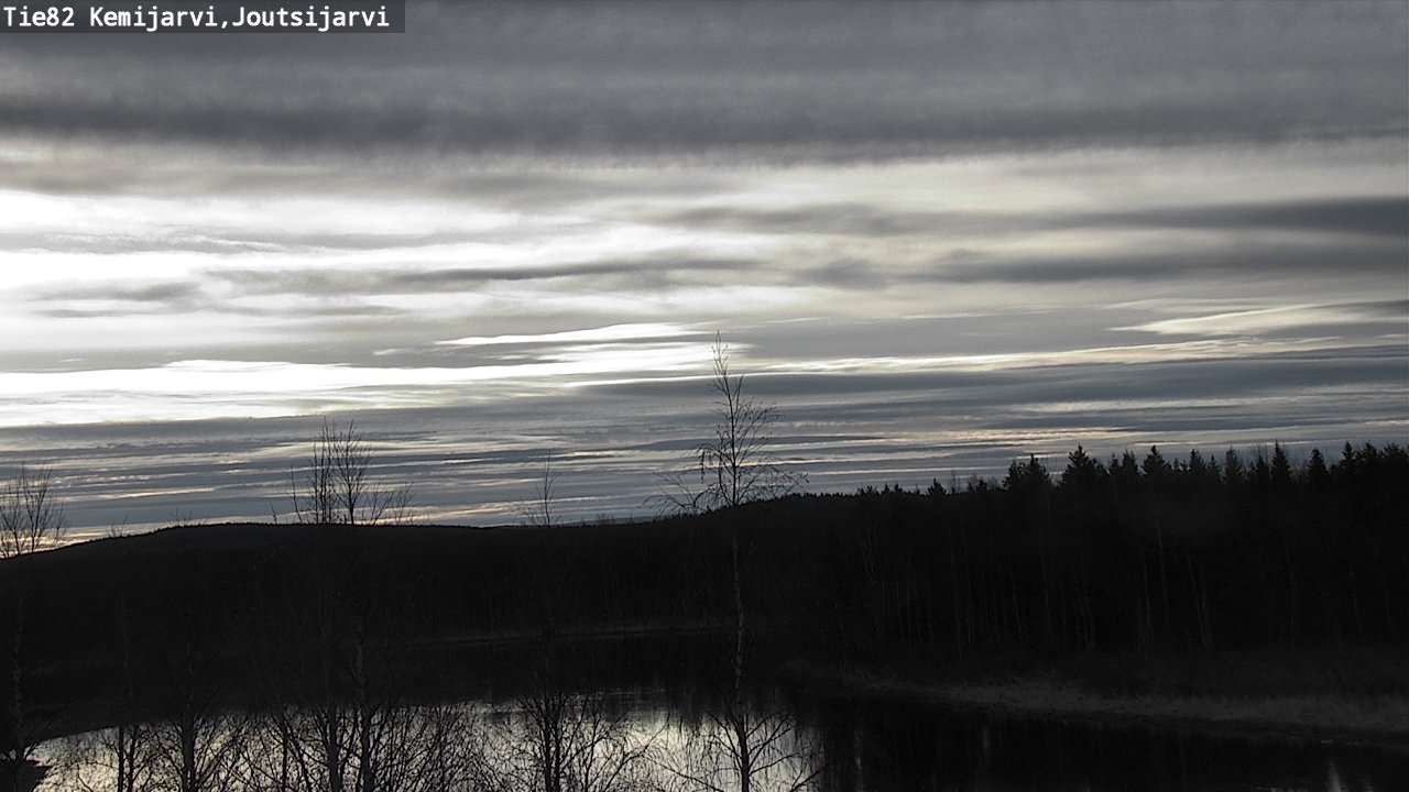 Weather Camera Image Väg 82 Kemijärvi, Joutsijärvi, Kemijärvi, Lappi