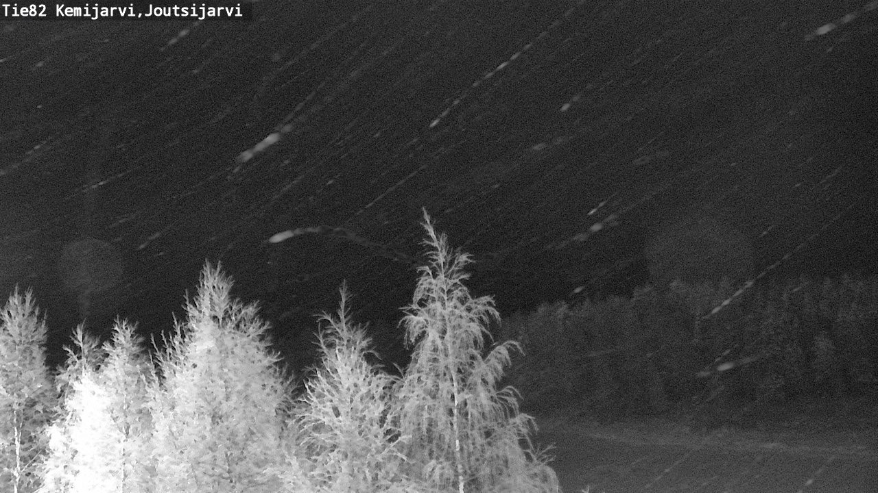 Weather Camera Image Road 82 Kemijärvi, Joutsijärvi, Kemijärvi, Lappi