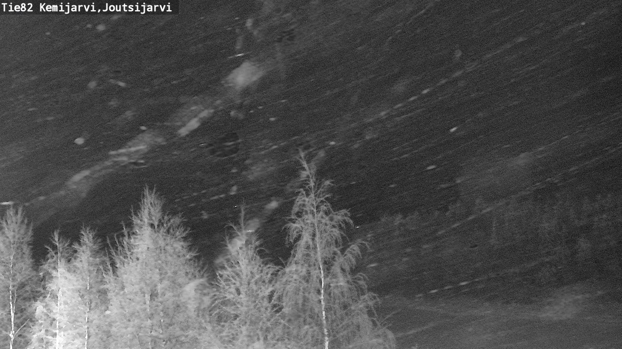 Weather Camera Image Road 82 Kemijärvi, Joutsijärvi, Kemijärvi, Lappi