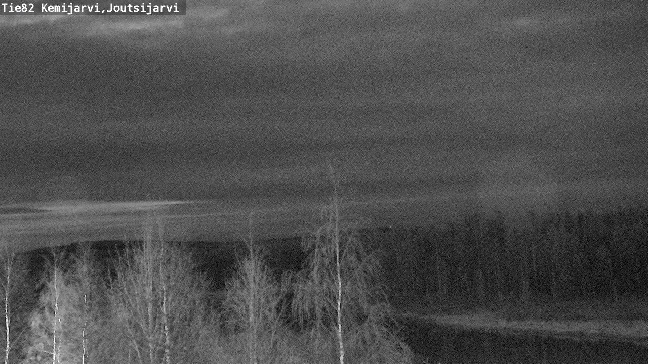 Weather Camera Image Väg 82 Kemijärvi, Joutsijärvi, Kemijärvi, Lappi