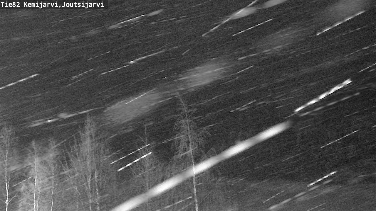 Weather Camera Image Road 82 Kemijärvi, Joutsijärvi, Kemijärvi, Lappi