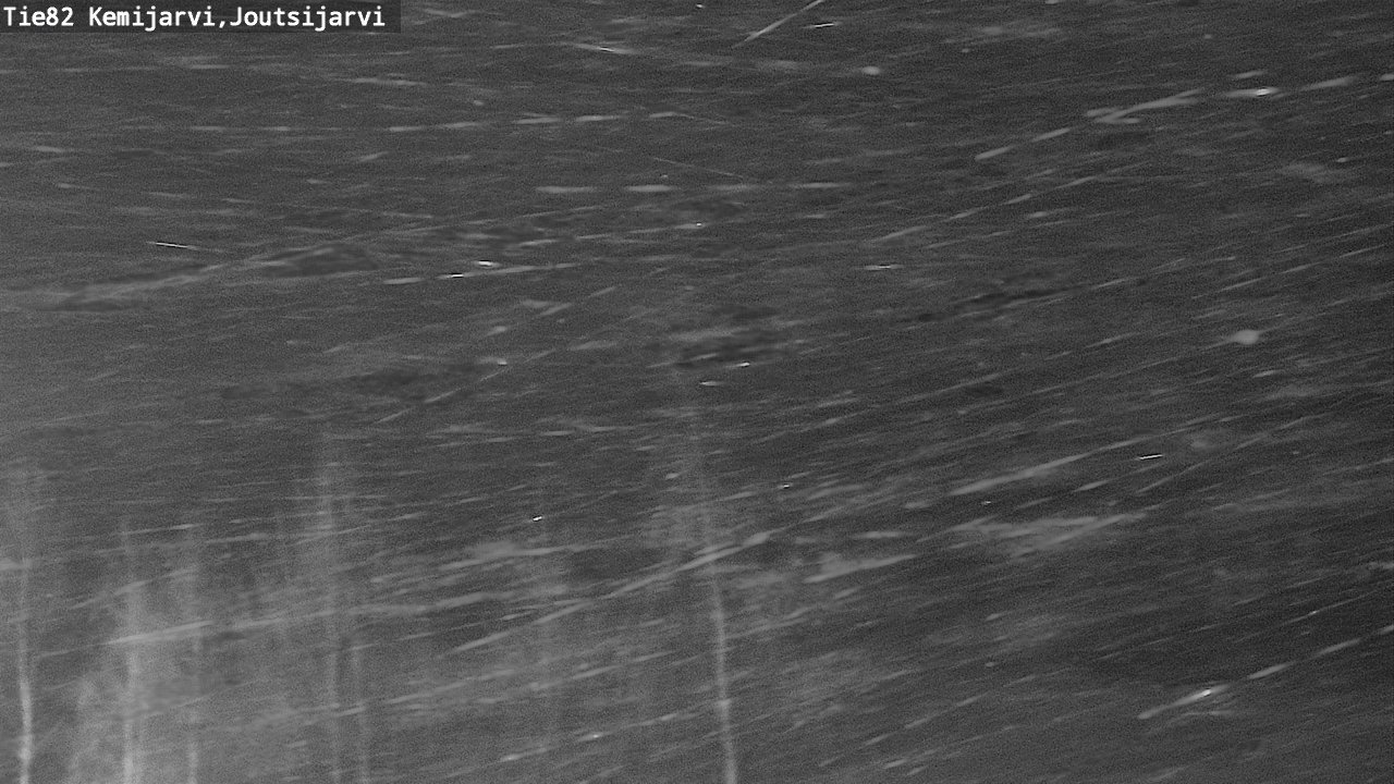 Weather Camera Image Road 82 Kemijärvi, Joutsijärvi, Kemijärvi, Lappi