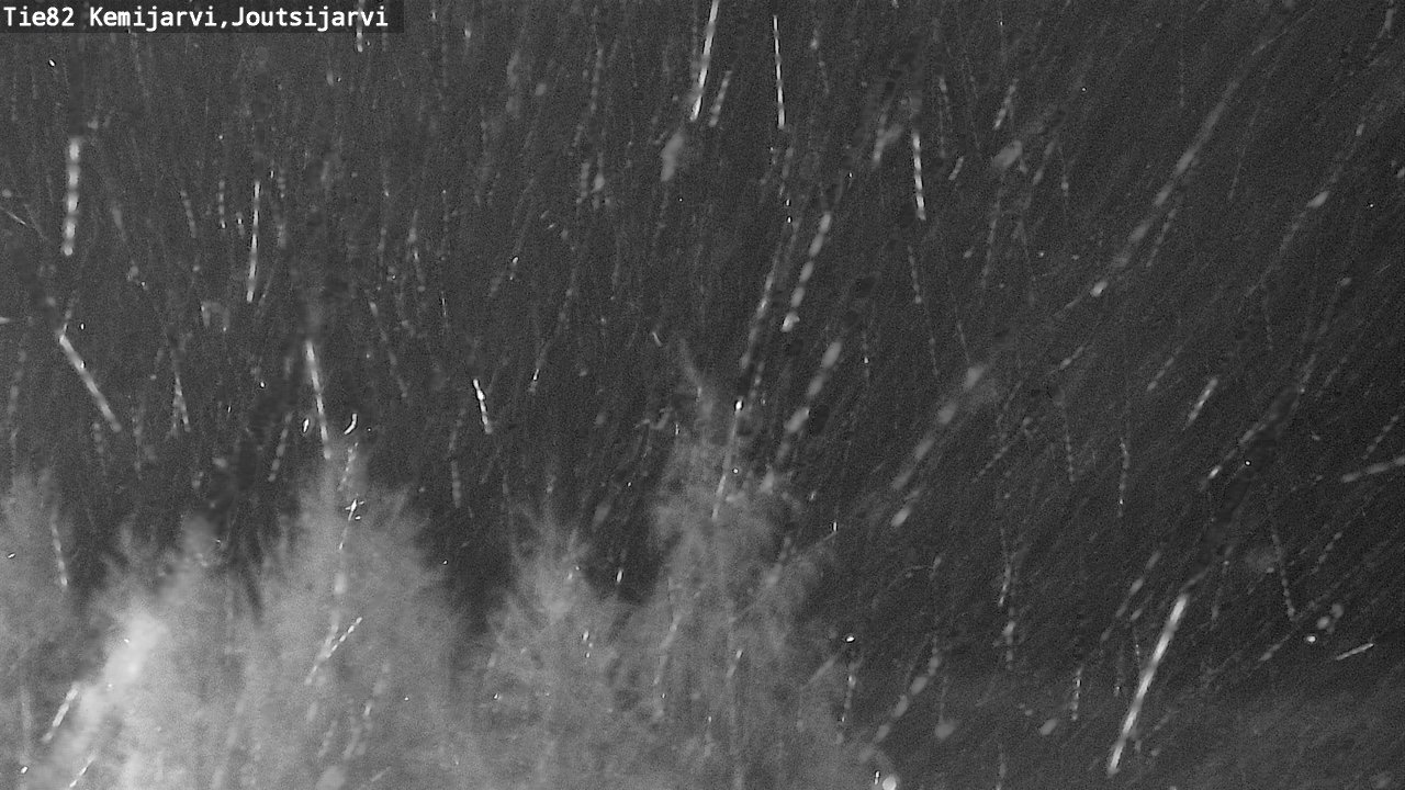 Weather Camera Image Road 82 Kemijärvi, Joutsijärvi, Kemijärvi, Lappi