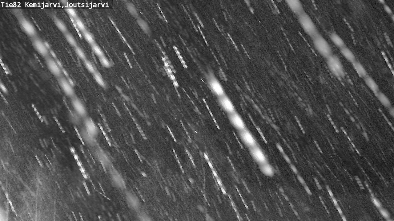 Weather Camera Image Road 82 Kemijärvi, Joutsijärvi, Kemijärvi, Lappi