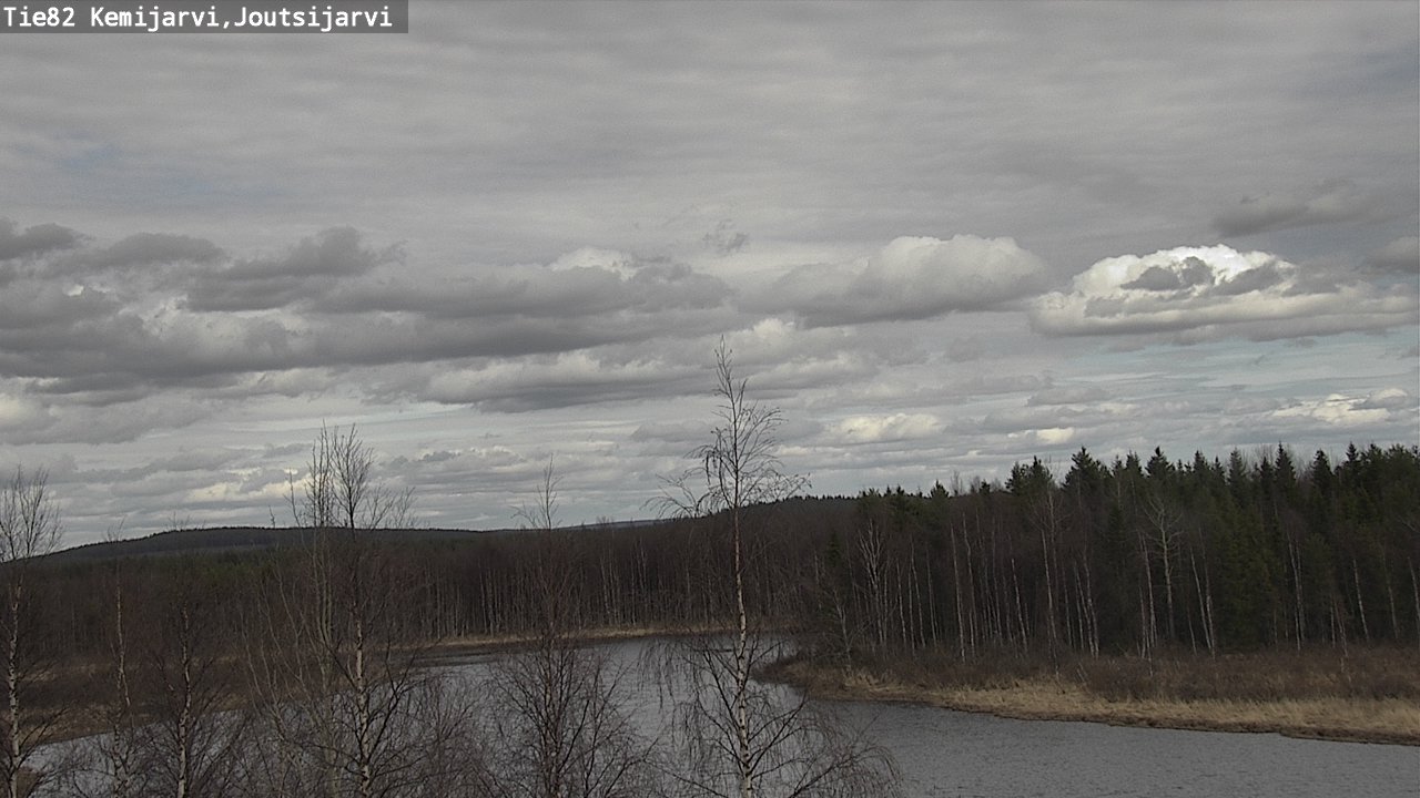 Weather Camera Image Väg 82 Kemijärvi, Joutsijärvi, Kemijärvi, Lappi