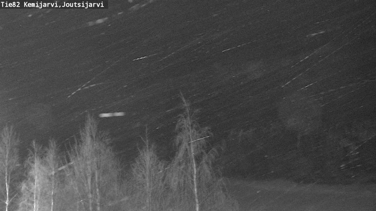 Weather Camera Image Road 82 Kemijärvi, Joutsijärvi, Kemijärvi, Lappi