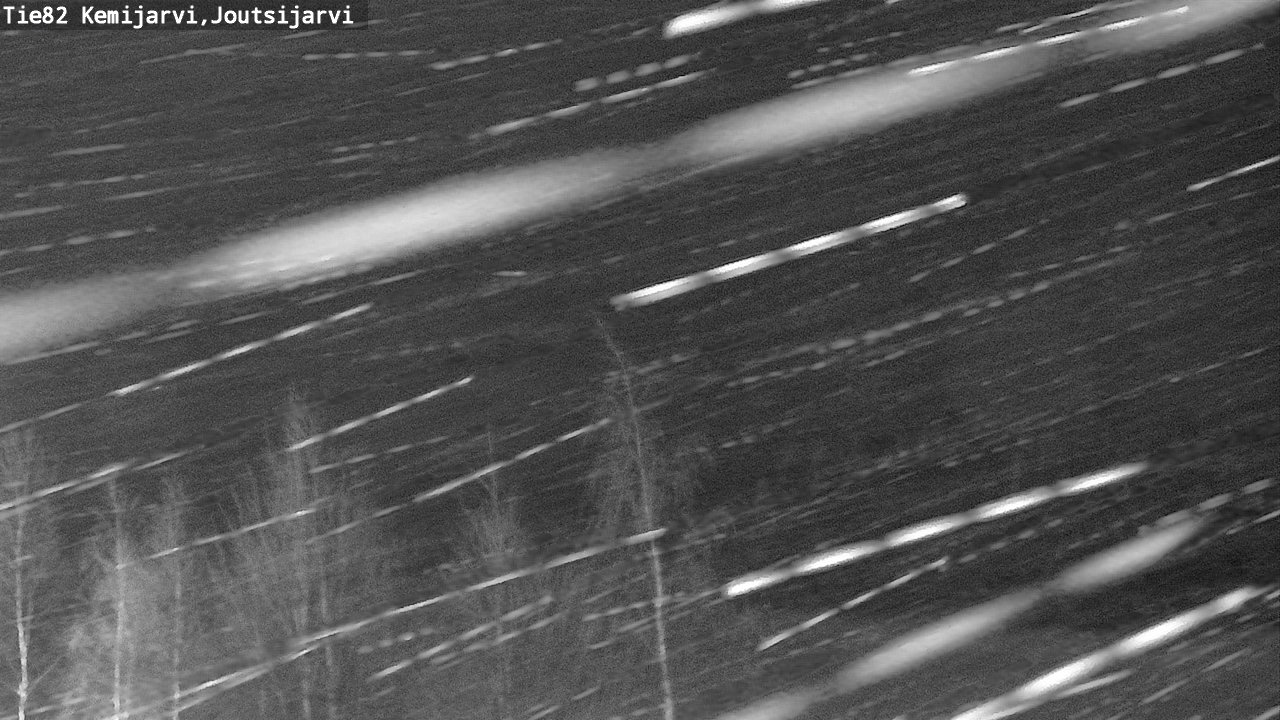 Weather Camera Image Road 82 Kemijärvi, Joutsijärvi, Kemijärvi, Lappi
