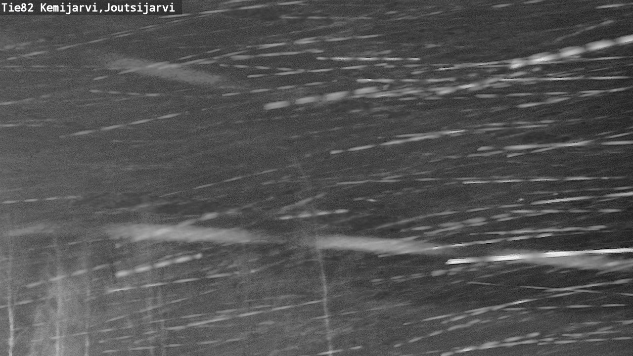 Weather Camera Image Road 82 Kemijärvi, Joutsijärvi, Kemijärvi, Lappi