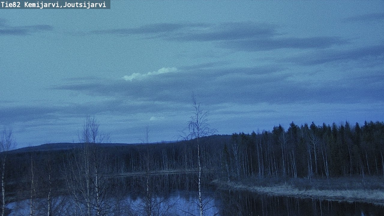 Weather Camera Image Road 82 Kemijärvi, Joutsijärvi, Kemijärvi, Lappi