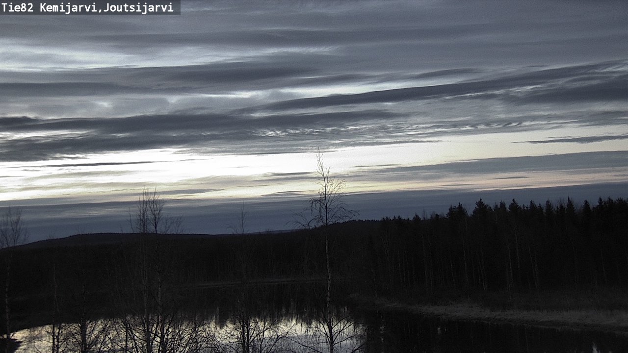 Weather Camera Image Väg 82 Kemijärvi, Joutsijärvi, Kemijärvi, Lappi