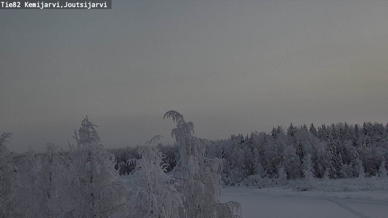 Kelikamerat Kuva Tie 82 Kemijärvi, Joutsijärvi, Kemijärvi, Lappi