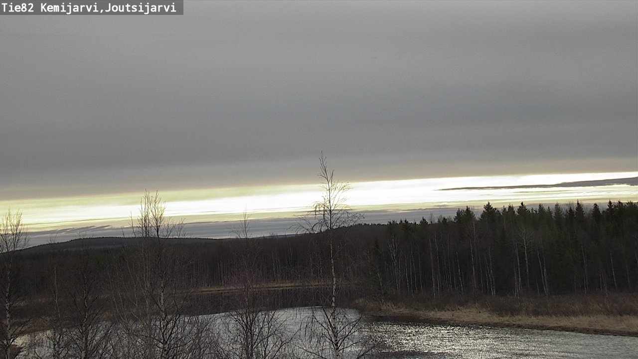 Weather Camera Image Väg 82 Kemijärvi, Joutsijärvi, Kemijärvi, Lappi