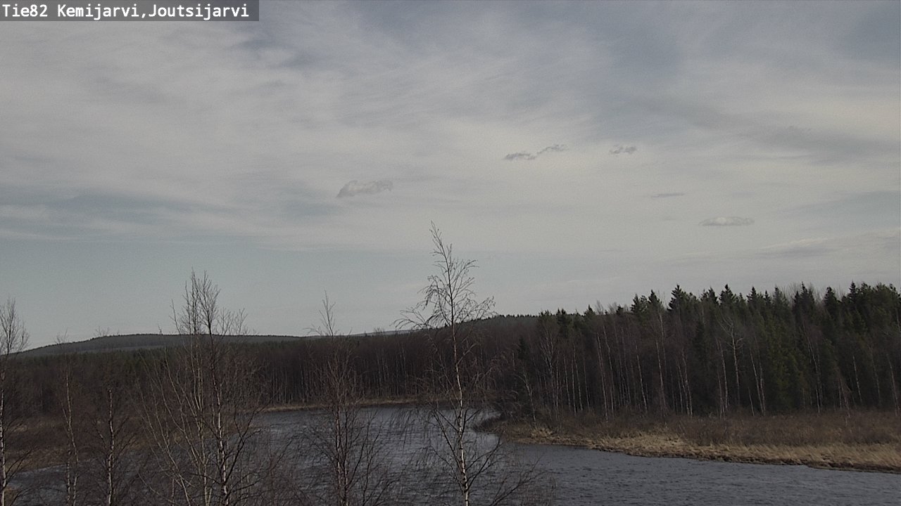 Weather Camera Image Road 82 Kemijärvi, Joutsijärvi, Kemijärvi, Lappi