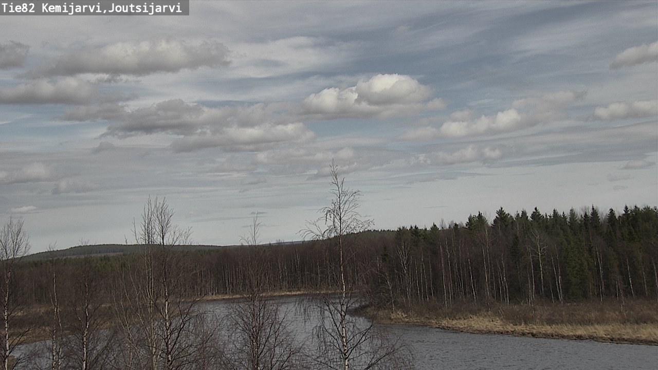 Weather Camera Image Väg 82 Kemijärvi, Joutsijärvi, Kemijärvi, Lappi