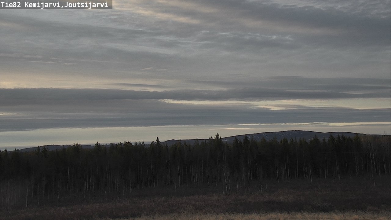 Weather Camera Image Väg 82 Kemijärvi, Joutsijärvi, Kemijärvi, Lappi