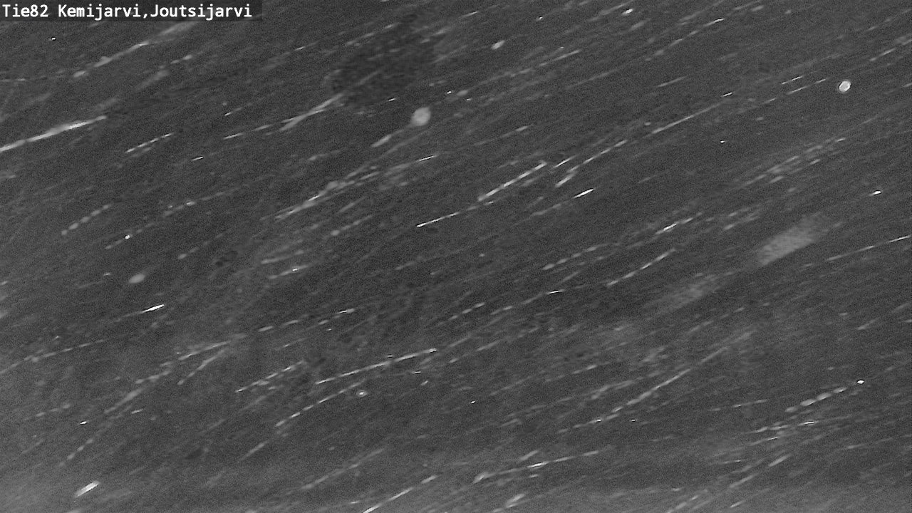 Weather Camera Image Road 82 Kemijärvi, Joutsijärvi, Kemijärvi, Lappi