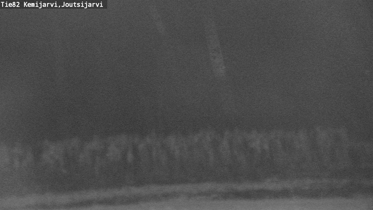Weather Camera Image Road 82 Kemijärvi, Joutsijärvi, Kemijärvi, Lappi