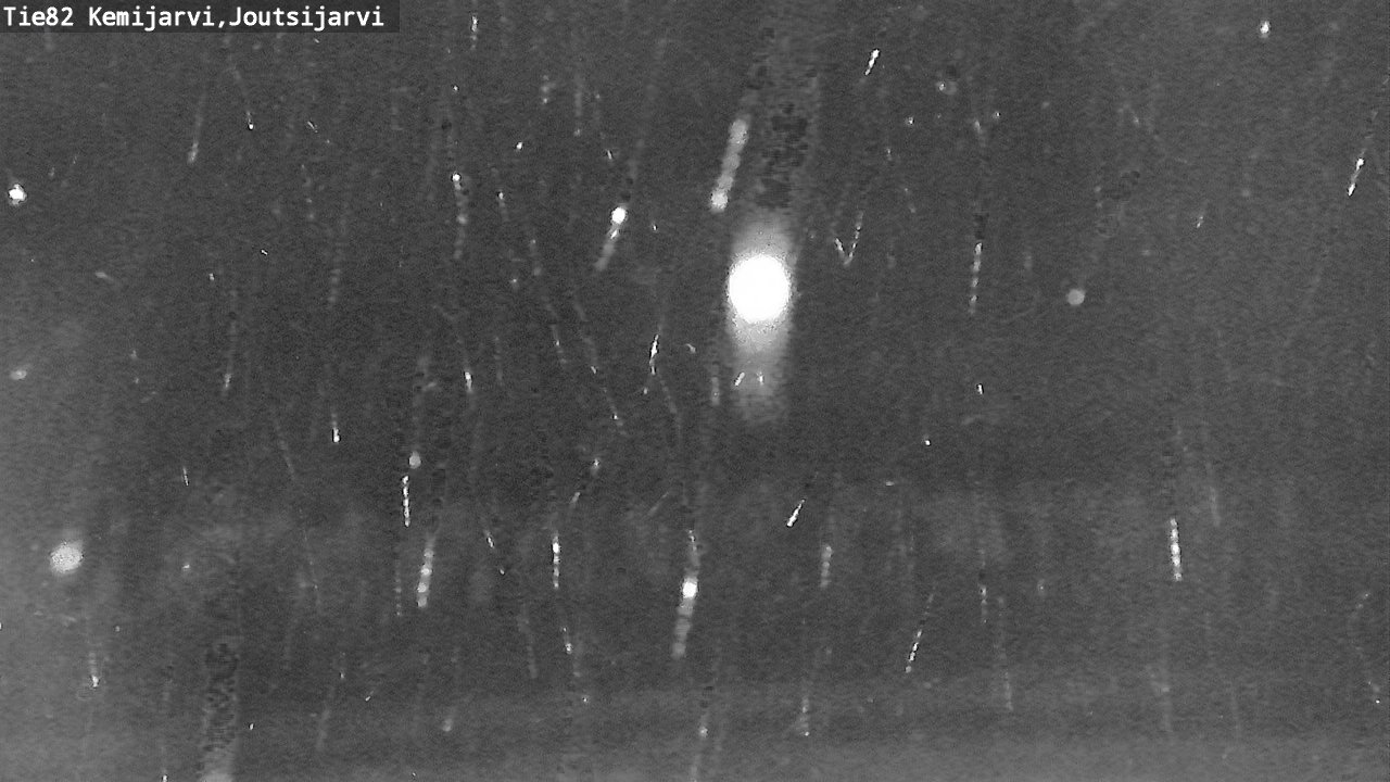 Weather Camera Image Road 82 Kemijärvi, Joutsijärvi, Kemijärvi, Lappi