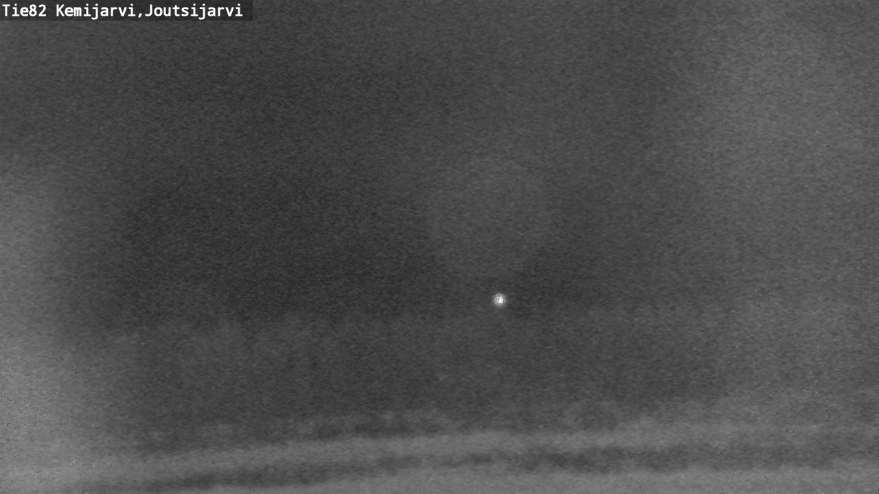 Weather Camera Image Road 82 Kemijärvi, Joutsijärvi, Kemijärvi, Lappi