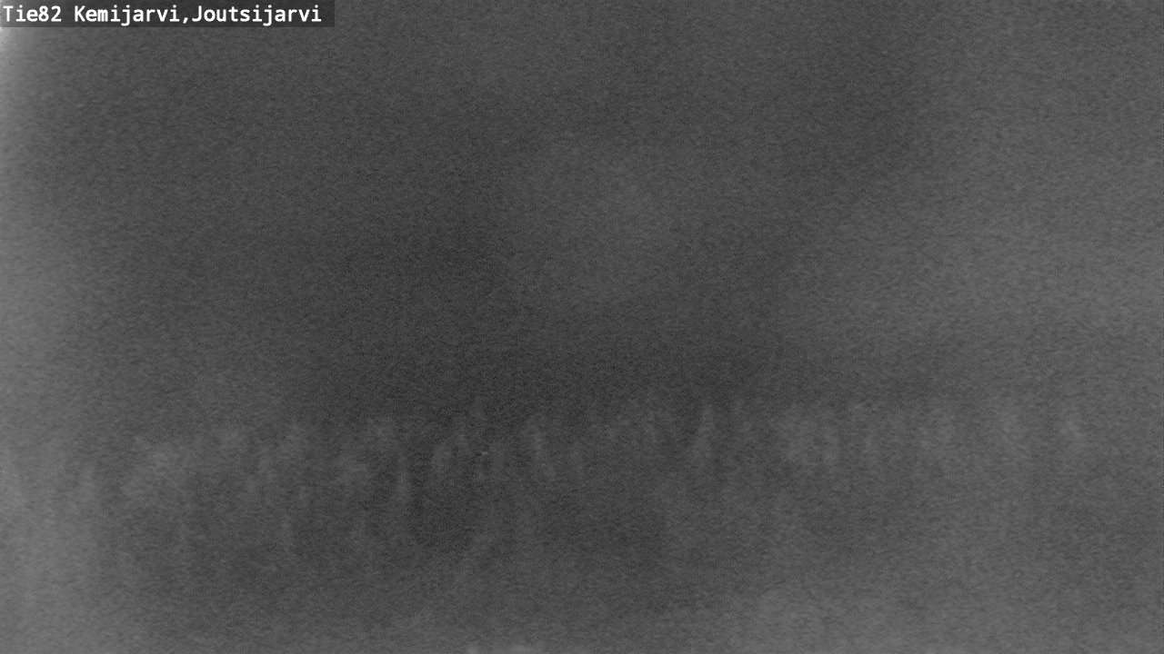 Weather Camera Image Road 82 Kemijärvi, Joutsijärvi, Kemijärvi, Lappi