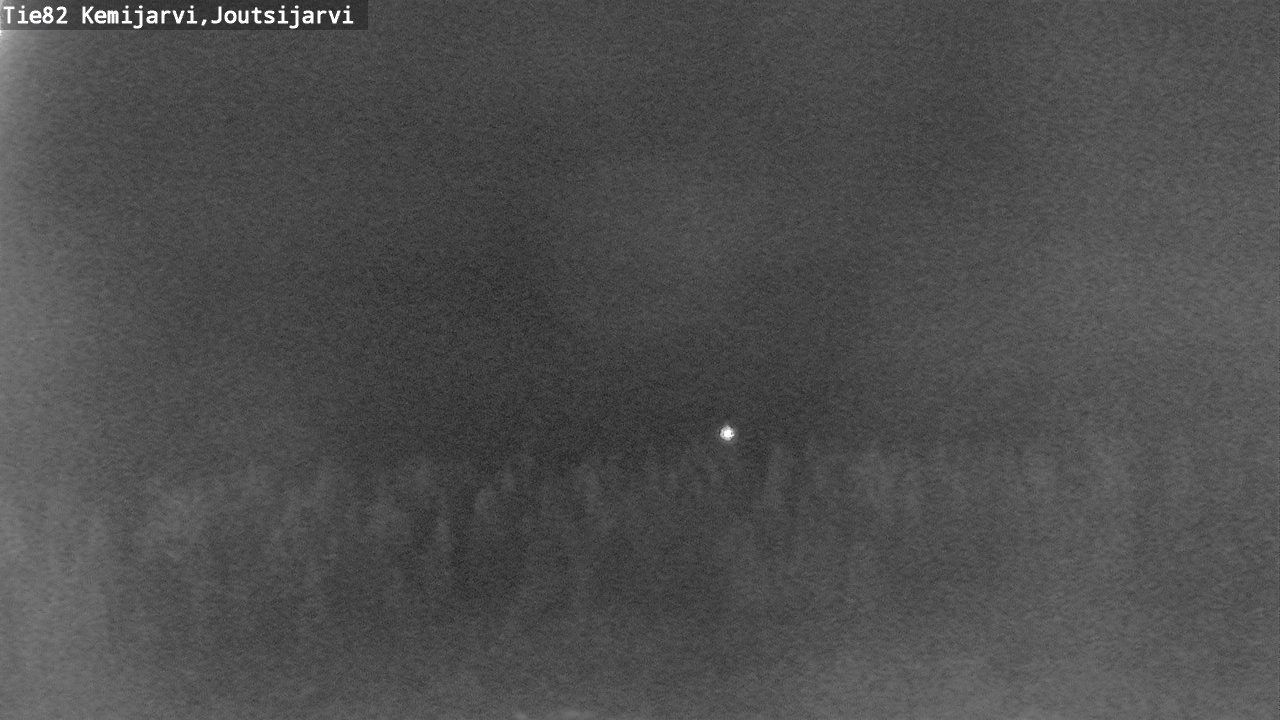 Weather Camera Image Väg 82 Kemijärvi, Joutsijärvi, Kemijärvi, Lappi
